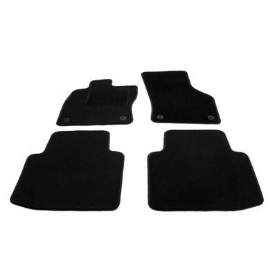 Automatten op maat - zwart stof - Skoda Superb vanaf 2015-