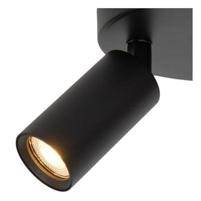 Lucide RITMO - Plafondspot - Ø 18 cm - 3xGU10 (MR11) - Zwart Lucide RITMO - Plafondspot - Ø 18 cm - 3xGU10 (MR11) - Zwart