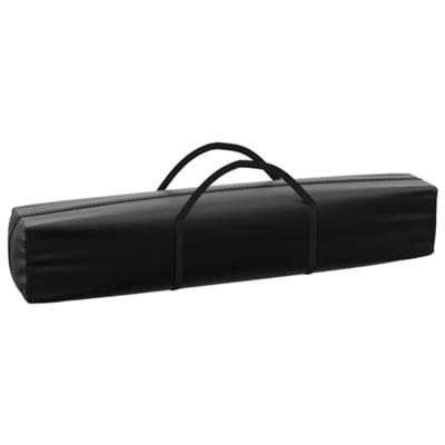 Partytent inklapbaar met zijwanden 2x2 m zwart