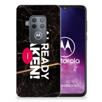 Motorola One Zoom | Siliconen hoesje | met naam Already Taken Black - thumbnail