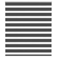 VidaXL Zebra rolgordijn 120x100 cm stofbreedte 115,9 cm zwart - thumbnail