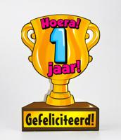 Trofee kaart - 1 jaar - thumbnail