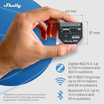 Shelly 2PM Gen4 Besturingsapparaat Bluetooth, WiFi, ZigBee Shelly 2PM Gen4 Besturingsapparaat Bluetooth, WiFi, ZigBee