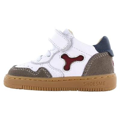 ShoesMe BN24S012-A white taupe multi bruin maat 19