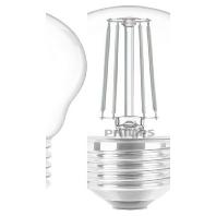 Philips LED kogel E27 4,3-40W 2700K filament helder - LED3749 Philips LED kogel E27 4,3-40W 2700K filament helder - LED3749