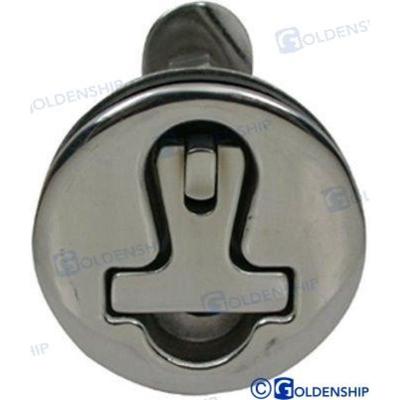 Tiradores GS72420 - TIRADOR INOX ""T"" C/LLAVE D. 79MM