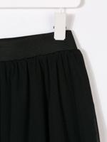 Andorine tulle midi skirt - Black - thumbnail