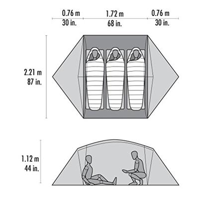 MSR Mutha Hubba NX 3-Persoons Tent MSR Mutha Hubba NX 3-Persoons Tent