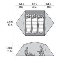 MSR Mutha Hubba NX 3-Persoons Tent - thumbnail