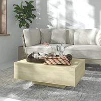 VidaXL Salontafel 85x55x31 cm bewerkt hout sonoma eikenkleurig - thumbnail