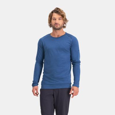 Pure Merino Longsleeve Heren | Denim | XXL
