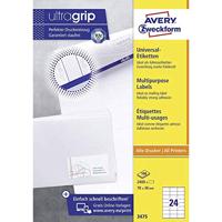 Avery Zweckform 3475 printeretiket Wit - thumbnail