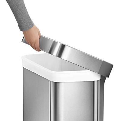 Simplehuman Afvalemmer Liner Pocket 55 liter (zilver)