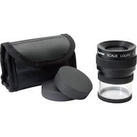 Ideal Tek M12071 Vergrootglas Met meetschaalverdeling Vergrotingsfactor: 7 x Lensgrootte: (Ø) 25 mm Zwart - thumbnail