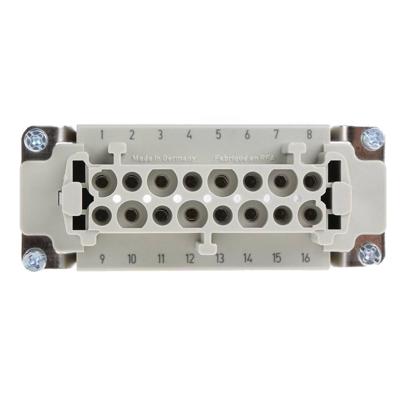 HARTING 09330162701 Businzetstuk Han® E 16 + PE Schroeven 1 stuk(s) Piece