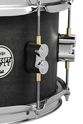 PDP Drums Concept Satin Black Wax Maple 14 x 6.5 inch snaredrum PDP Drums Concept Satin Black Wax Maple 14 x 6.5 inch snaredrum