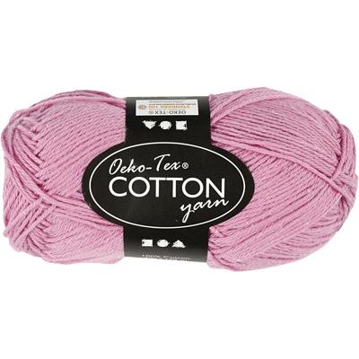Creativ Company Katoengaren, lichtrood, 50gr, 170m