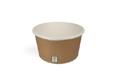 Soepbekers 360ml Ø110mm 12oz karton kraft Soepbekers 360ml Ø110mm 12oz karton kraft