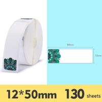 Thermisch label Papier Commodity Prijs Label Household Label Sticker voor NIIMBOT D11(Blauw Wit Rijm) - thumbnail