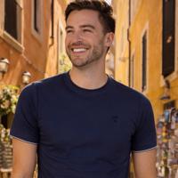 Heren T-shirt Dronten | Donkerblauw - thumbnail