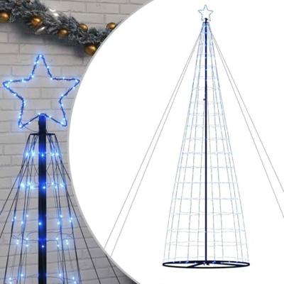VidaXL Led-kerstboom 1534 leds 500 cm blauw VidaXL Led-kerstboom 1534 leds 500 cm blauw