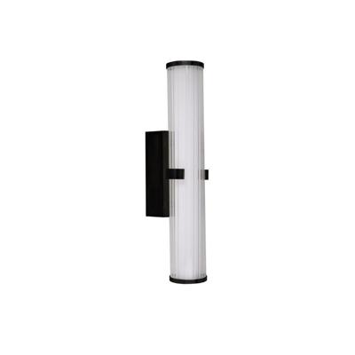 Searchlight Badkamer wandlampClamp 43cm zwart - 63125-1BK