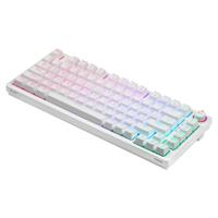 SAVIO PHENIX WHITE Draadloos mechanisch toetsenbord, Gateron Red Pro, ABS - thumbnail