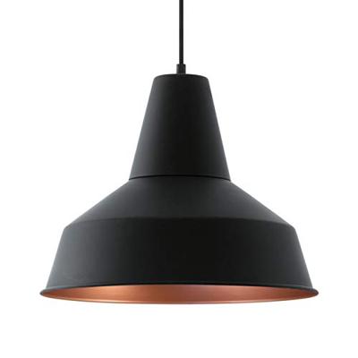 EGLO Somerton hangende plafondverlichting Flexibele montage Zwart, Koper E27 A, A+, A++, B, C, D, E