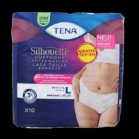 Tena Silhouette Underwear Low Waist Normal Blanc L - thumbnail