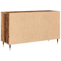 Dressoir 100x36x60 cm bewerkt hout oud houtkleurig - thumbnail
