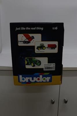 bruder John Deere 6920 met kiepaanhanger modelvoertuig - thumbnail