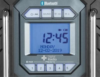 Makita DMR301 Accu bouwradio FM DAB/DAB+ Bluetooth met laadfunctie - thumbnail