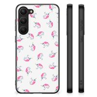 Back Case voor Samsung Galaxy S23 Plus Unicorns - thumbnail