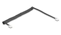 DeLOCK 90202 telephone cable 2 m Black - thumbnail