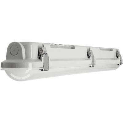 Deko Light Tri Proof Basic LED-kuiplamp voor vochtige ruimte LED 10 W Neutraalwit Grijs-wit (RAL 7035)