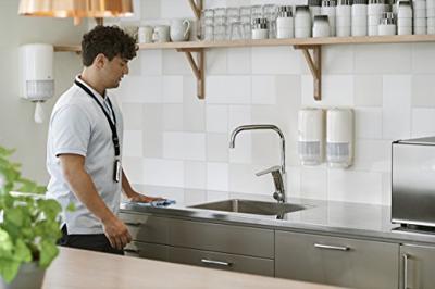 Poetspapier tork m4 advanced 2laags 450 vel blauw