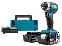 Makita dtd153rtj 18v accu slagschroevendraaier koolborstelloos 5,0ah 170nm - thumbnail
