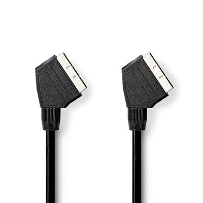 SCART-Kabel | SCART Male - SCART Male | 2,0 m | Zwart