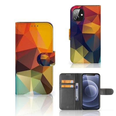 Apple iPhone 12 Mini | Book Case | Polygon Color