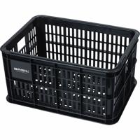 Basil fietskrat kunststof 25 liter zwart - thumbnail