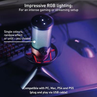 CHERRY UM 9.0 PRO Microfoon Zwart, Koper CHERRY UM 9.0 PRO Microfoon Zwart, Koper