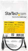 StarTech.com USB-C naar USB-C kabel - ST/ST - 0,5m - USB 3.1 (10 Gbit/s) - USB-oplaadkabel - thumbnail