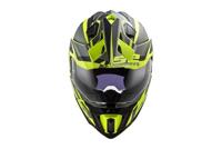 LS2 endurohelm "mx701 explorer alter", uitneembaar en wasbaar, rescue wangkussentjes, micrometrische sluiting, verwijderbare helmtop, voorbereiding voor helmcommunicatie, pinlock 70 maxvision™. helmet mx701 explorer alter xl bl./yel.matt - thumbnail