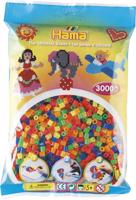 Hama strijkkralen 3000 stuks neon - thumbnail