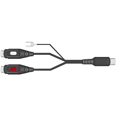 Speaka Professional SP-7870284 RCA/DIN-aansluiting Audio Y-adapter [1x diodestekker 5-polig (DIN) - 2X RCA-aansluiting] Sc, zwart