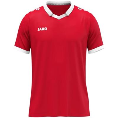 JAKO 4251 Shirt Glory Km - Rood/Wit - XL
