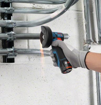 Bosch Blauw GWS 12V-76 Professional | Accu haakse slijper Body | 12v | Zonder Accu En Lader - 06019F2000