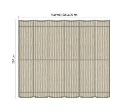 Harmonicadoek B 2,90 x L 3,00 m Sahara Sand Shadow Comfort - Shadow comfort Harmonicadoek B 2,90 x L 3,00 m Sahara Sand Shadow Comfort - Shadow comfort