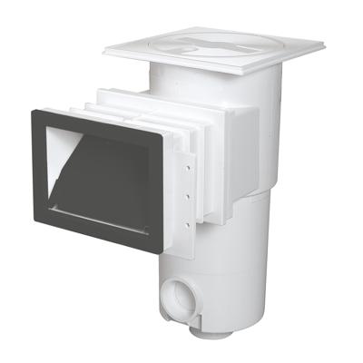 Flenskap met klep voor smalle zuigmond - Zwart Flenskap met klep voor smalle zuigmond - Zwart