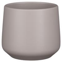 Pot amber d17h15.5cm taupe mat - thumbnail